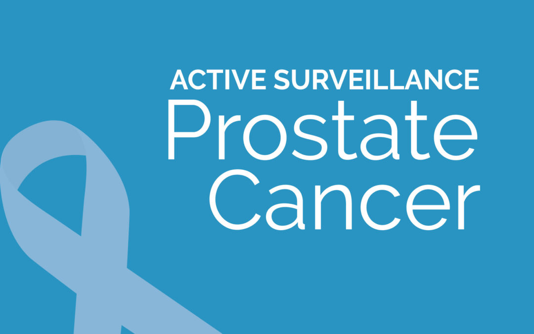 Active surveillance prostate cancer graphic