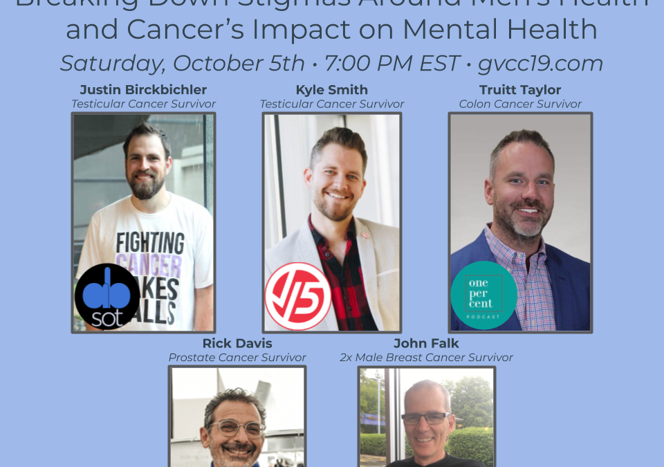 Global Virtual Cancer Conference Oct 5 – Brothers in Battle Session @ 7.00 pm EDT