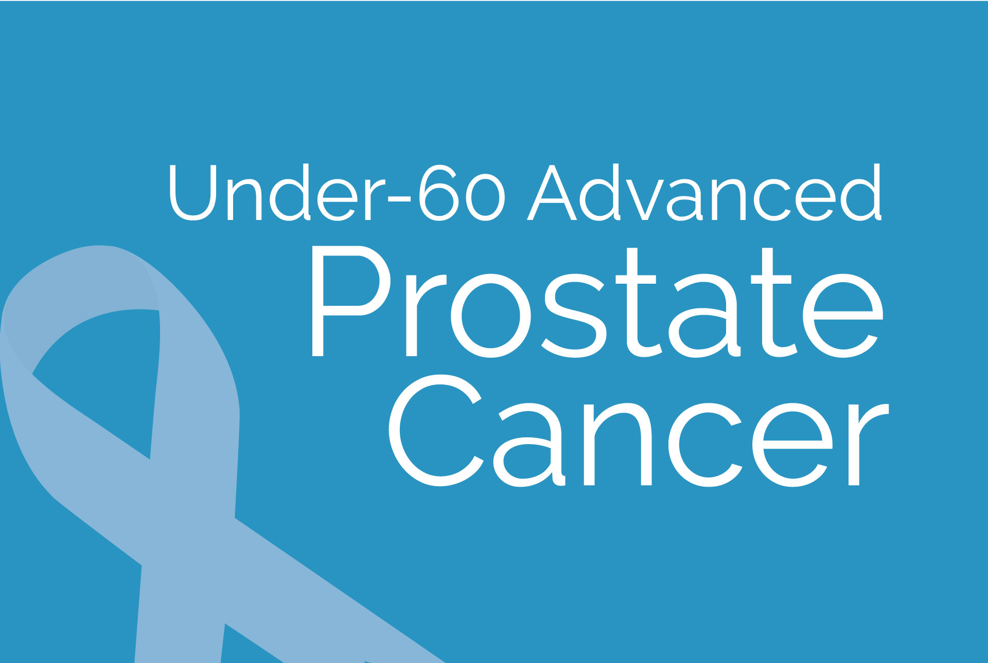 Under 60 Advanced Prostate Cancer Graphic