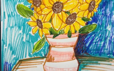 Summer of Art – June 16th Class – Sunflowers