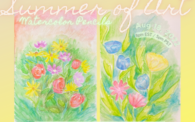 Summer of Art – August 30 Class – Watercolor Pencils