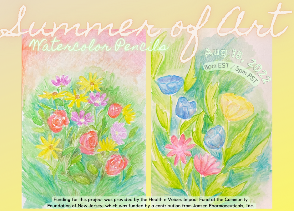 Summer of Art – August 30 Class – Watercolor Pencils