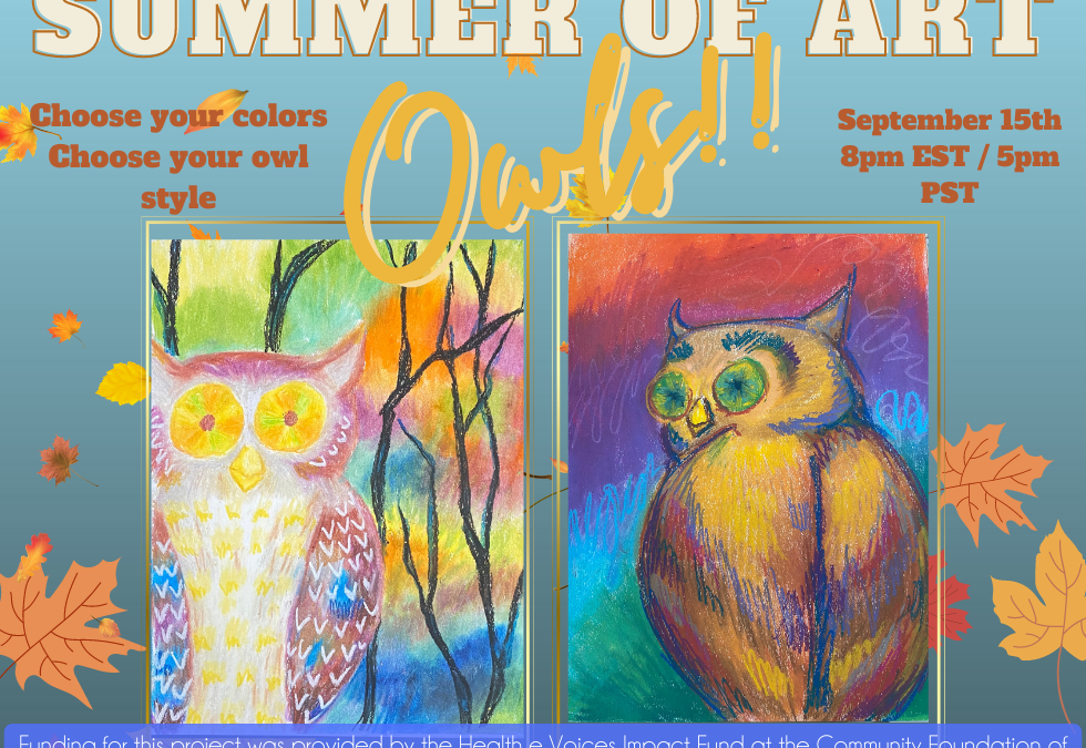 Summer of Art – September 15th Class – Oil Pastels